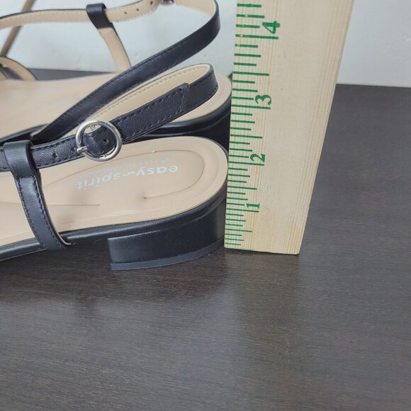 NEW Easy Spirit Glenni Womens Seglenni Sandals 9M Leather Upper Slingback 4PT - Picture 4 of 8